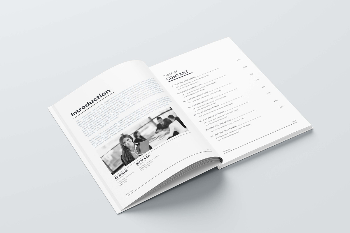 Annual Report | MS Word & Indesign, a Brochure Template by obayes (Photo 7 of 17)
