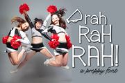 Rah Rah Rah a Preppy Font, a Font by Kitaleigh (Thumbnail 1 of 2)