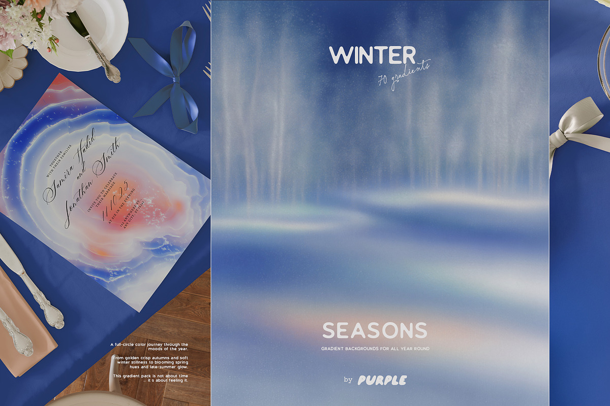 SEASONS: Gradient Backgrounds, a Background Graphic by Purple (Photo 8 of 13)