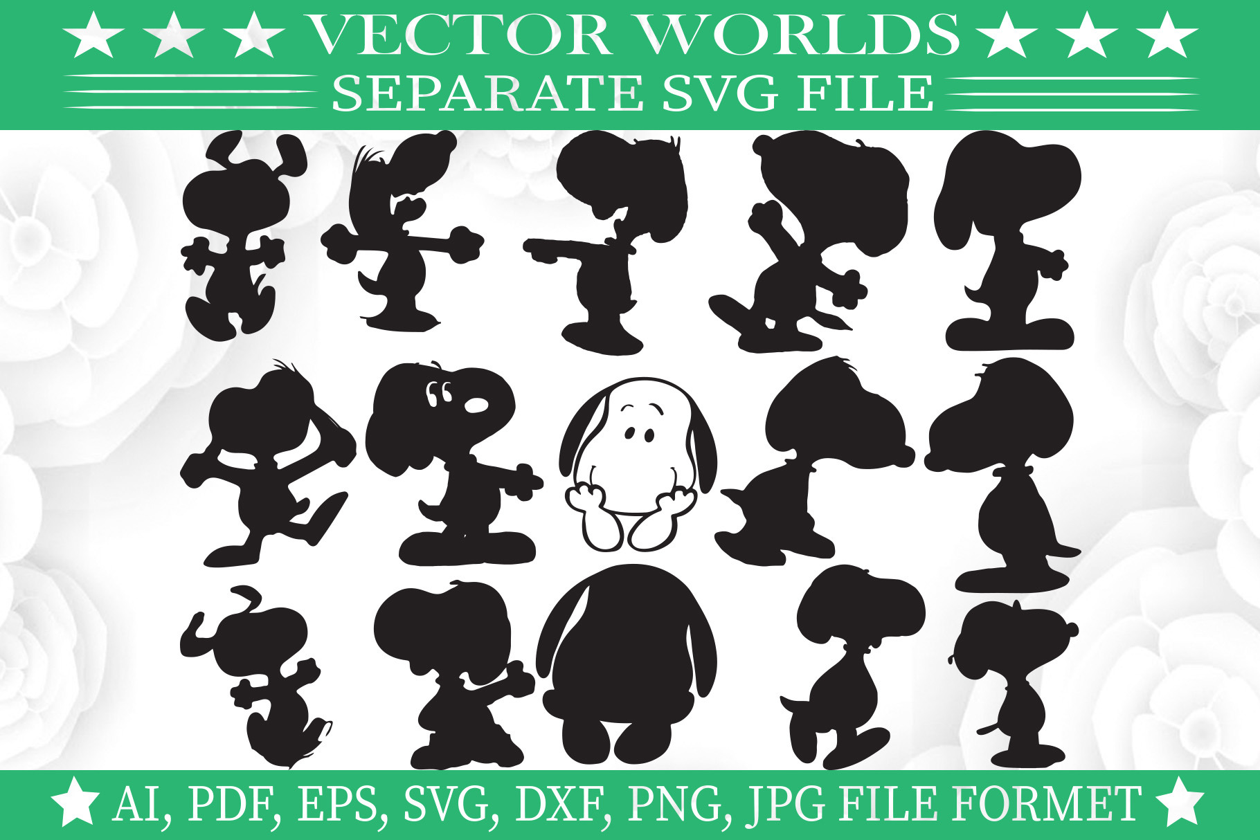 Snoopy Dog Svg, Snoopy, Dog Svg by Vectorworlds | Creative Market