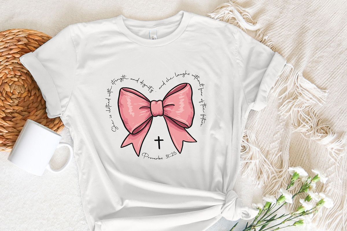 Proverbs Coquette Bow PNG, Pink Bow, an Illustration by SharpMarketplace (Photo 7 of 9)