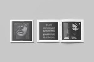 Square Brochure / Catalogue Mockup