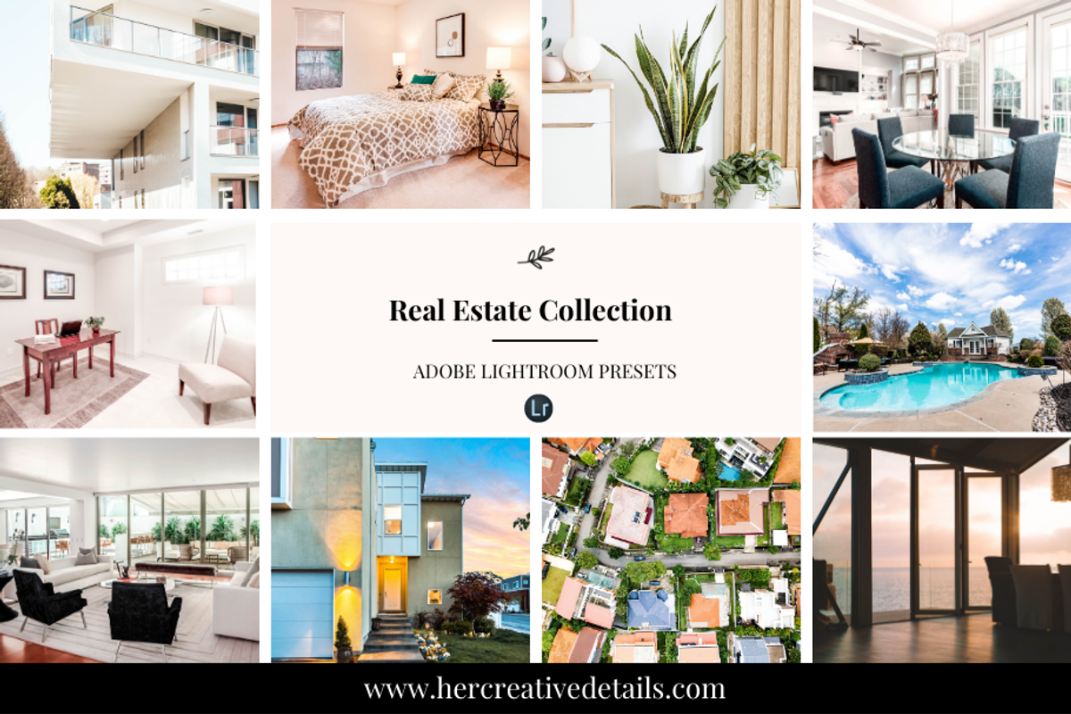 Real Estate Presets Collection, an Action Add-On by Her creative details (Photo 1 of 5)