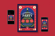 Christmas Flyer Set, a Flyer Template by graphicook (Thumbnail 1 of 3)