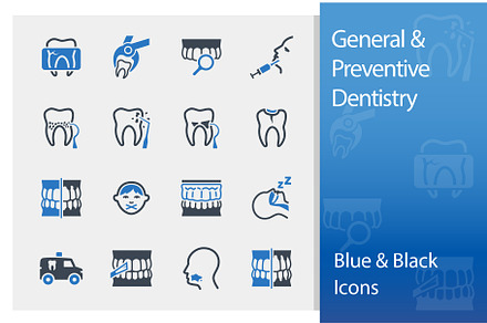 General & Preventive Dentistry Icons