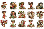 Whimsical Summer PNG Clipart, a Seasonal Illustration by OK Design (Thumbnail 3 of 6)