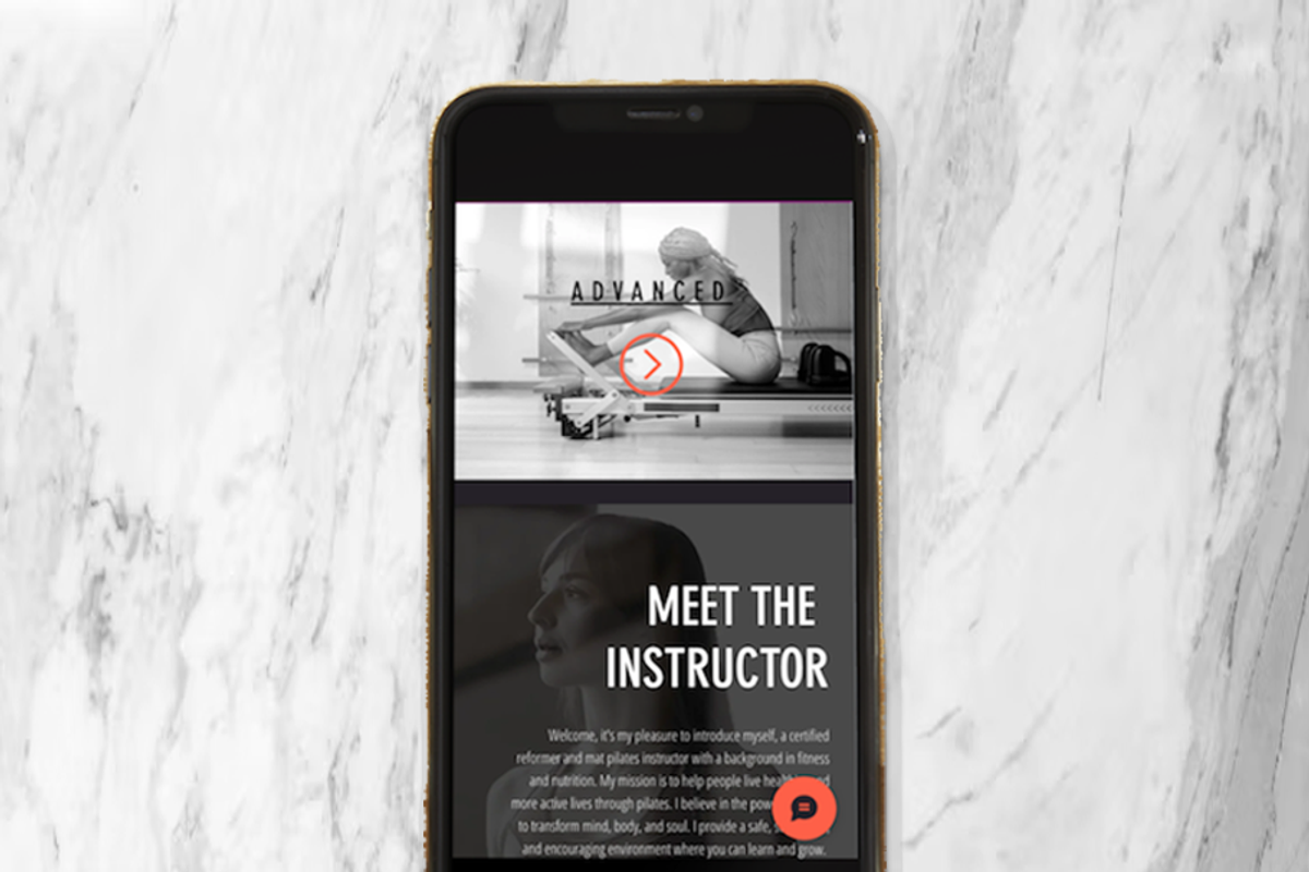 Pilates Instructor Wix Template, a Wix Template by Like Totally Graphics (Photo 6 of 7)