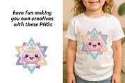 Cute Hanukkah Kids Clipart Bundle, a Decorative Illustration by InkyQueenArt (Thumbnail 3 of 5)