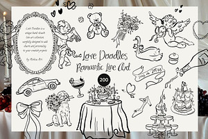 Hand-Drawn Love Doodles