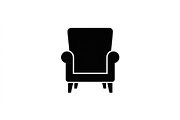 Cozy Armchair Silhouette Collection, an Object Graphic by Creativeshirt (Thumbnail 2 of 3)