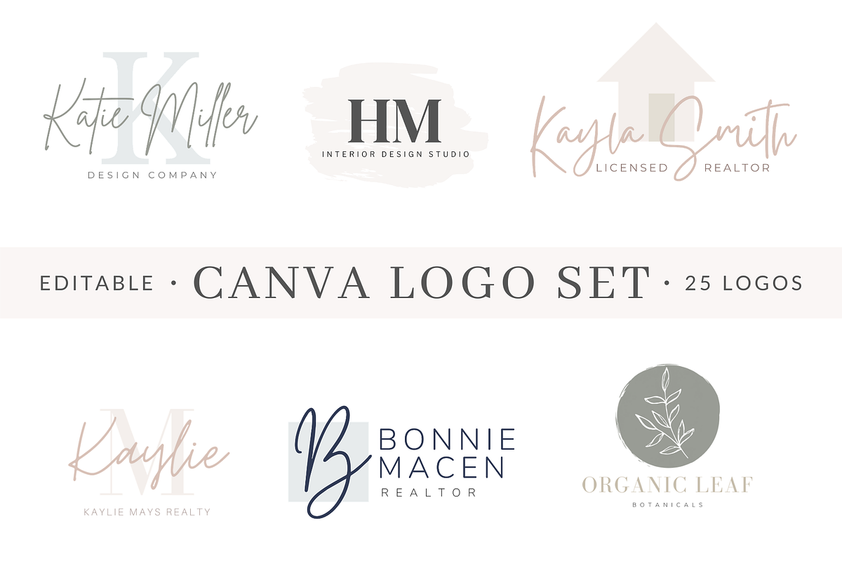 SALE! Canva Logo Templates, a Branding & Logo Template by Sweet Little Muse (Photo 2 of 5)