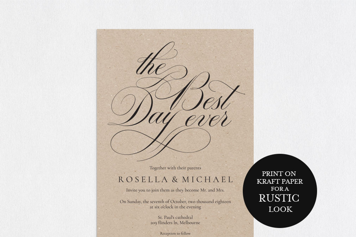 Invitation Template SHR436, an Invitation Template by Shafura_Wedding (Photo 2 of 5)