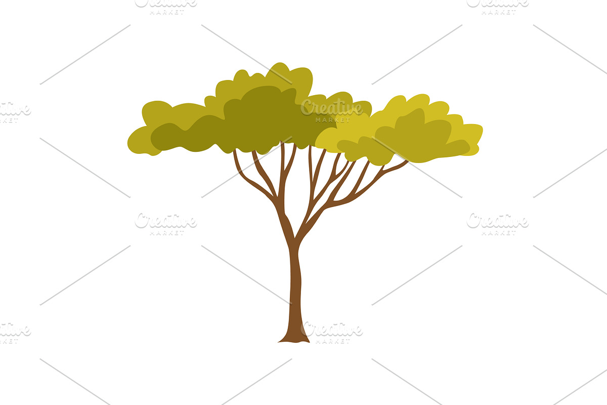 Tree. Eco concept of nature plant, an Object Illustration by the8monkey