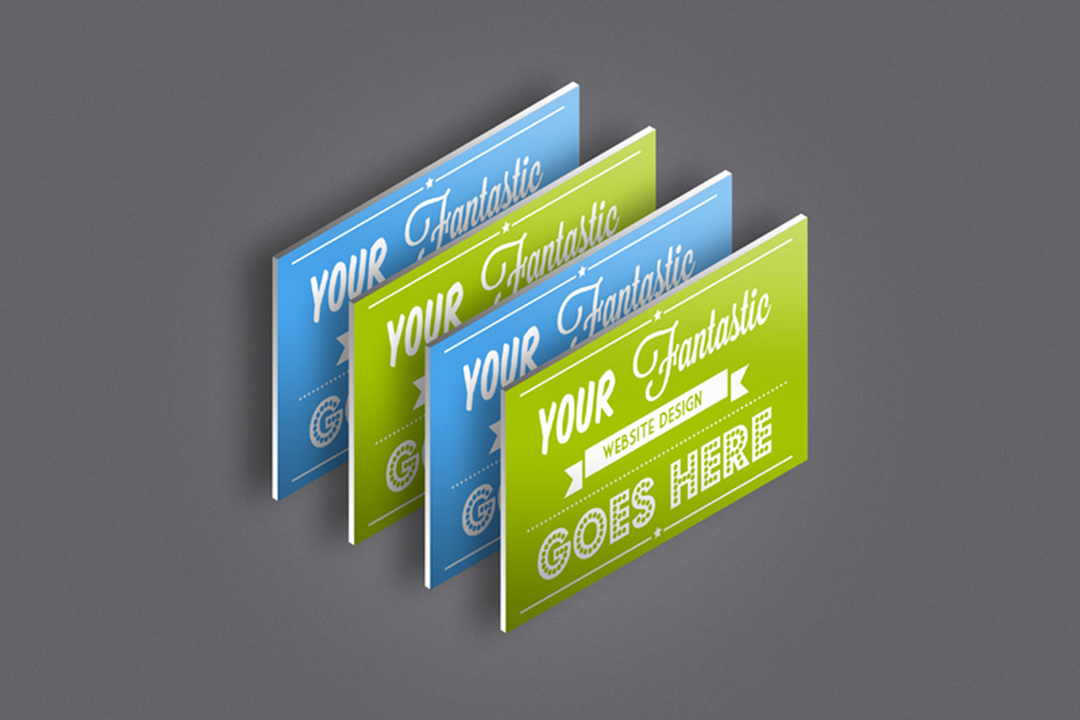 Isometric Website Design Mockups, a Templates & Theme by PitchStock (Photo 2 of 5)