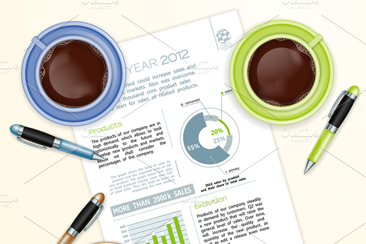 Business and Teamwork Concepts, a Finance Illustration by TAlex (Photo 6 of 6)