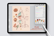 Gnomes Drawing Toolkit, a Brush Add-On by Rosangela Curti (Thumbnail 5 of 13)