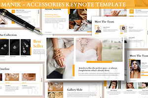 Manik - Accessories Keynote Template