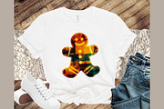 Christmas Gingerbread Man PNG, an Illustration by Sublimation Artist (Thumbnail 3 of 9)