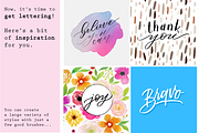 Procreate Lettering Brushes Set #2, a Brush Add-On by Ray of Light Design (Thumbnail 3 of 3)