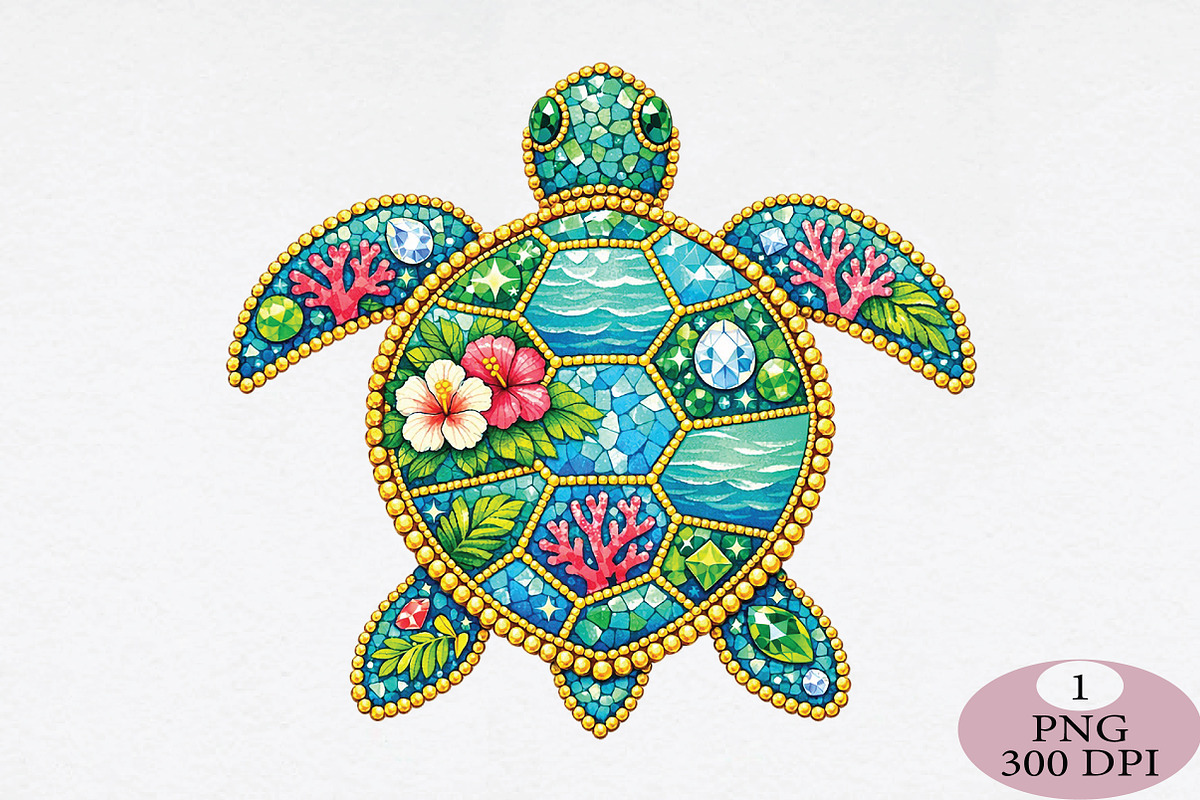 Sea Turtle PNG, an Illustration by Daily.Designs (Photo 1 of 5)