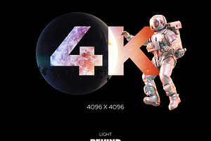 3D Mockup Space Astronaut 01