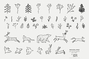 WOODLAND. Wall mural & Patterns, a Wallpaper Graphic by annartdreams (Thumbnail 7 of 11)