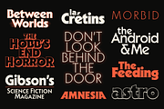 Sable Complete Family, a Serif Font by Jonathan Ball (Thumbnail 4 of 7)