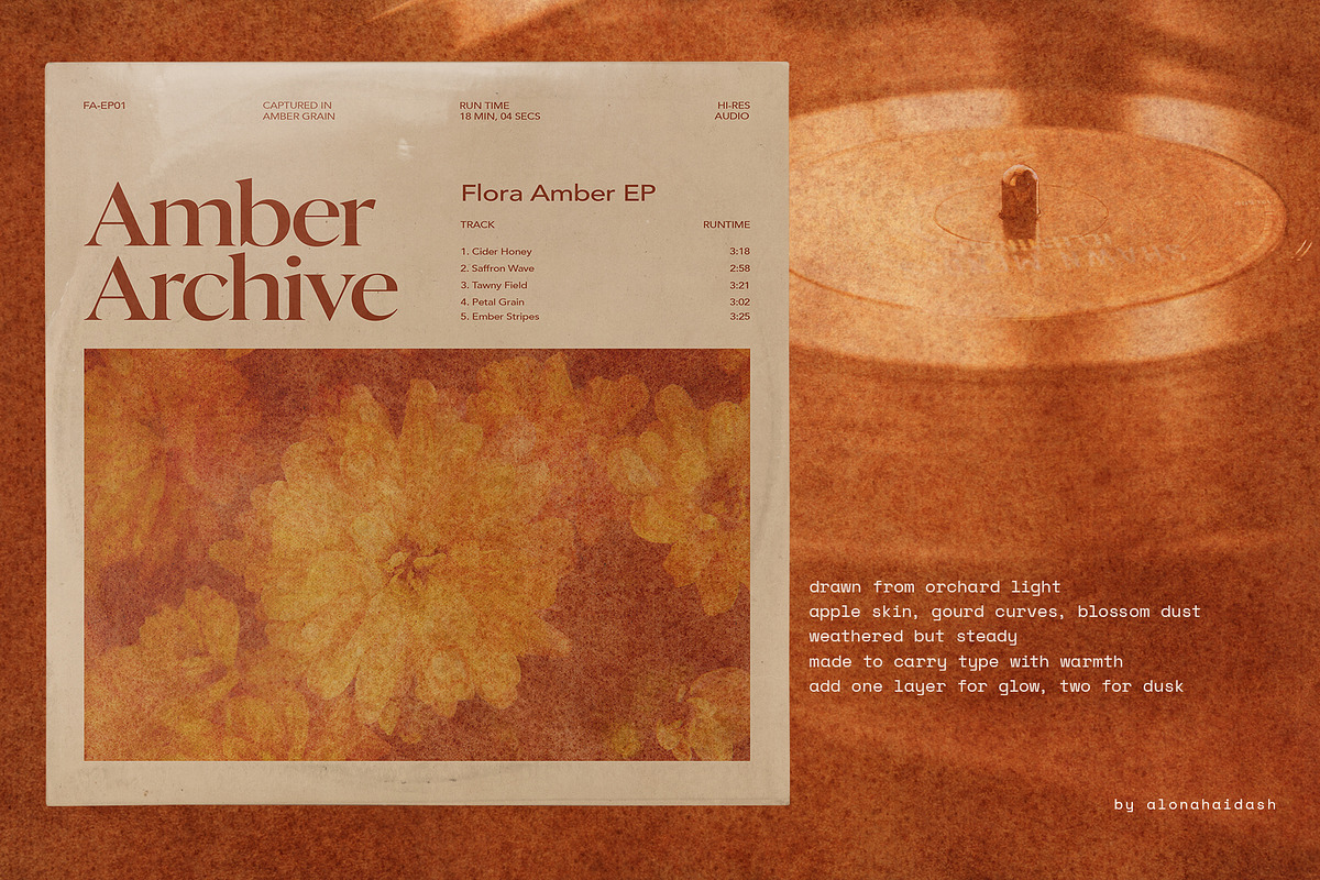 FloraAmber · Botanical Backgrounds, a Background Graphic by alonahaidash (Photo 6 of 16)