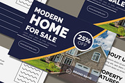 Modern Home For Sale Real Estate, a Card Template by MightyDesign (Thumbnail 4 of 7)