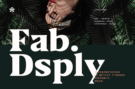 Fab Display - Editorial Font