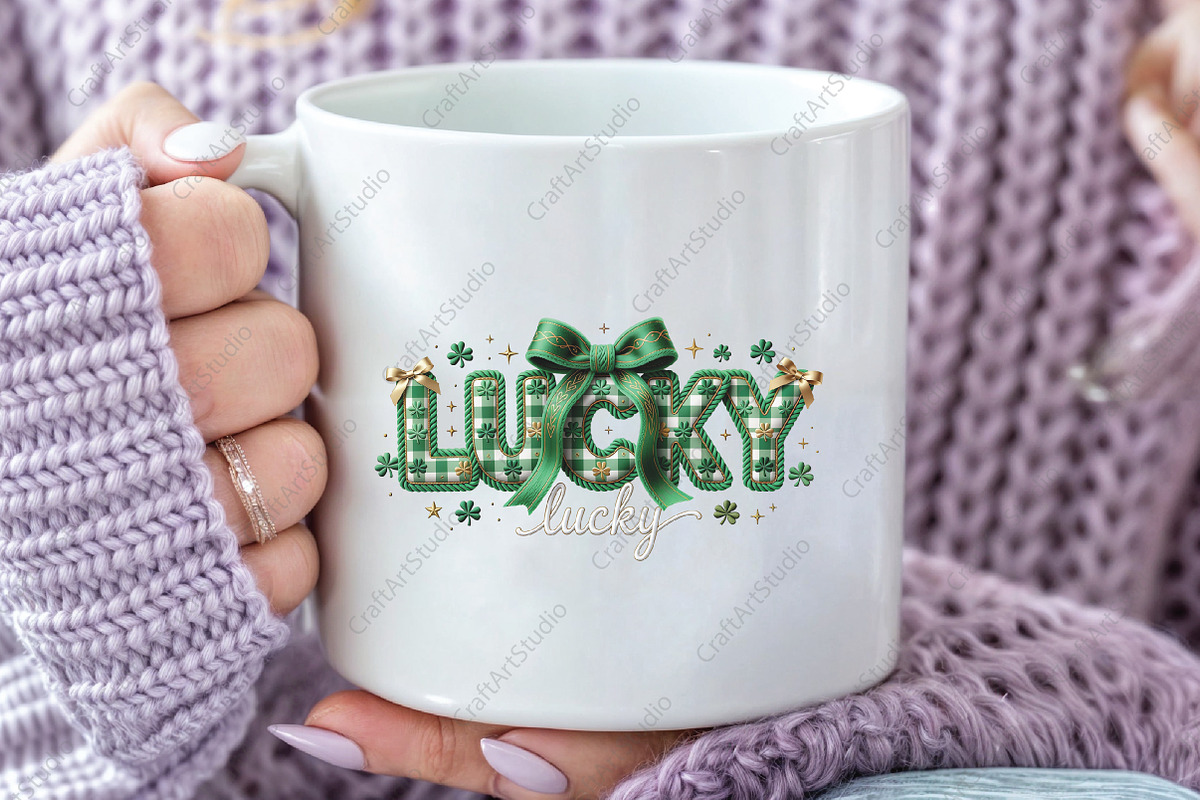 Lucky St. Patrick's Day Png, an Illustration by CraftArtStudio (Photo 2 of 4)
