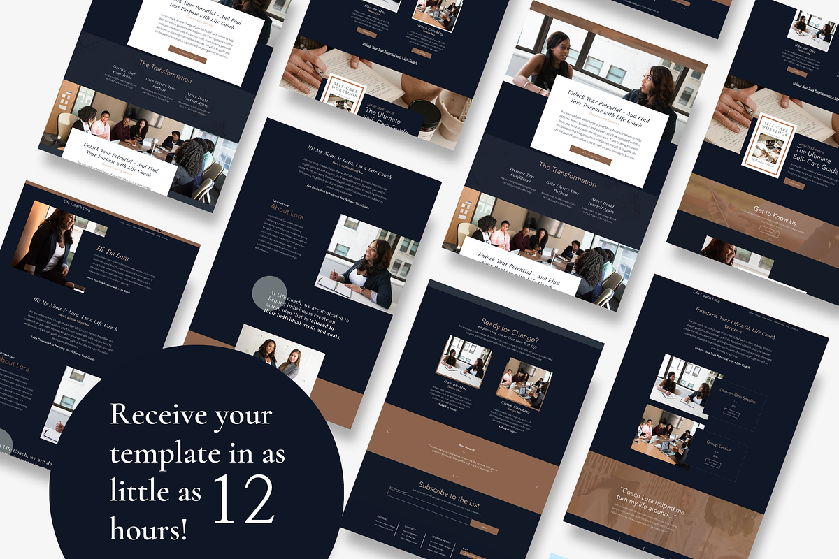 WIX Website Template, a Wix Template by CreatedbyVision LLC (Photo 2 of 2)