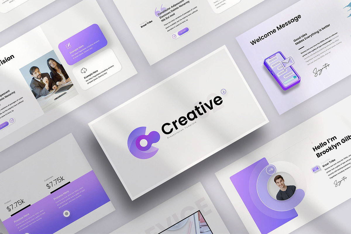 Creative Business Startup, a Presentation Template by KreateTribe (Photo 5 of 6)