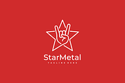Star Metal Hand Line Art Logo Design, a Branding & Logo Template by yopie (Thumbnail 2 of 3)