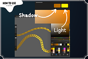 20 Chain Procreate brushes 02, a Brush Add-On by Nan'Heidi (Thumbnail 4 of 5)