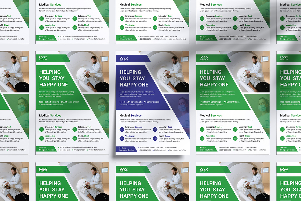 Healthcare Medical Flyer, a Flyer Template by Vectorzone (Photo 3 of 3)