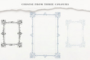 Baroque Border Collection, a Decorative Illustration by AW Studios (Thumbnail 2 of 6)