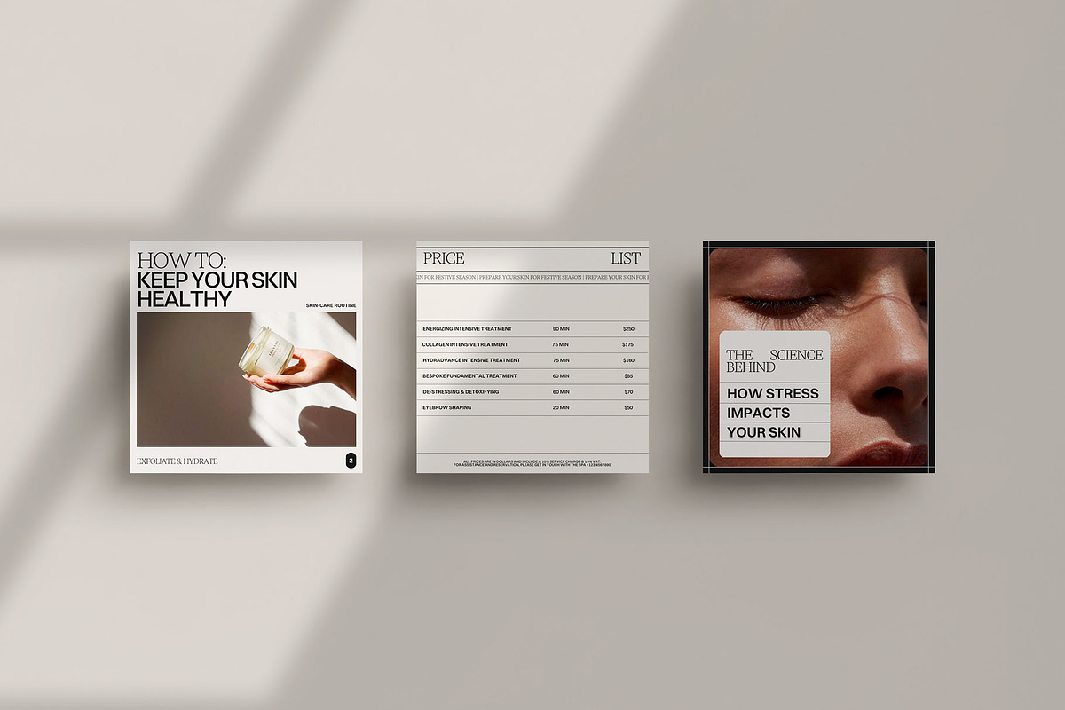 Beauty Social Media Template, a Social Media Template by Moscovita Studio (Photo 6 of 38)