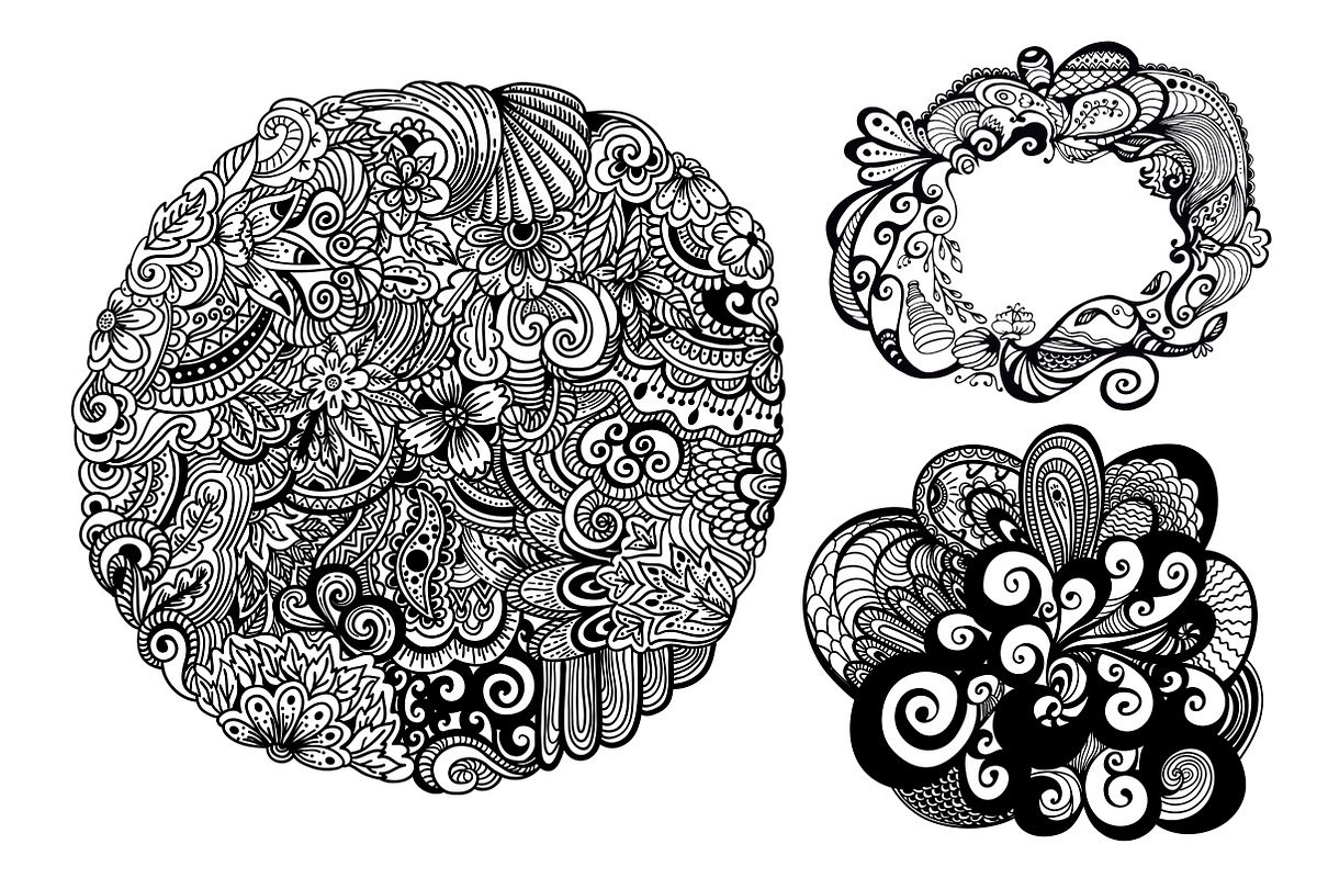 Animals in zentangle doodle style, an Illustration by Tierre3012 (Photo 23 of 23)