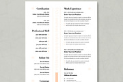 Modern Minimalist Resume Template, a Resume Template by MightyDesign (Thumbnail 6 of 10)