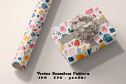Vintage Watercolor Seamless Vector, a Pattern Graphic by one-touch (Thumbnail 4 of 10)