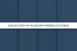 Elegant seamless striped patterns, a Pattern Graphic by ExpressShop