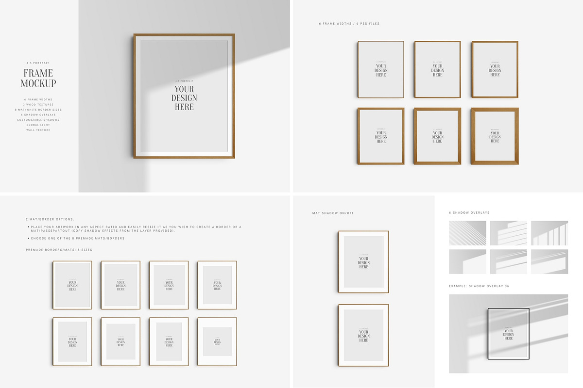 4:5 | 5:4 Frame Mockup Bundle, a Mockup by DESIGN BY nube (Photo 3 of 10)