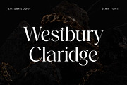 Westbury Claridge Luxury Serif Font, a Serif Font by UICreative (Thumbnail 1 of 13)