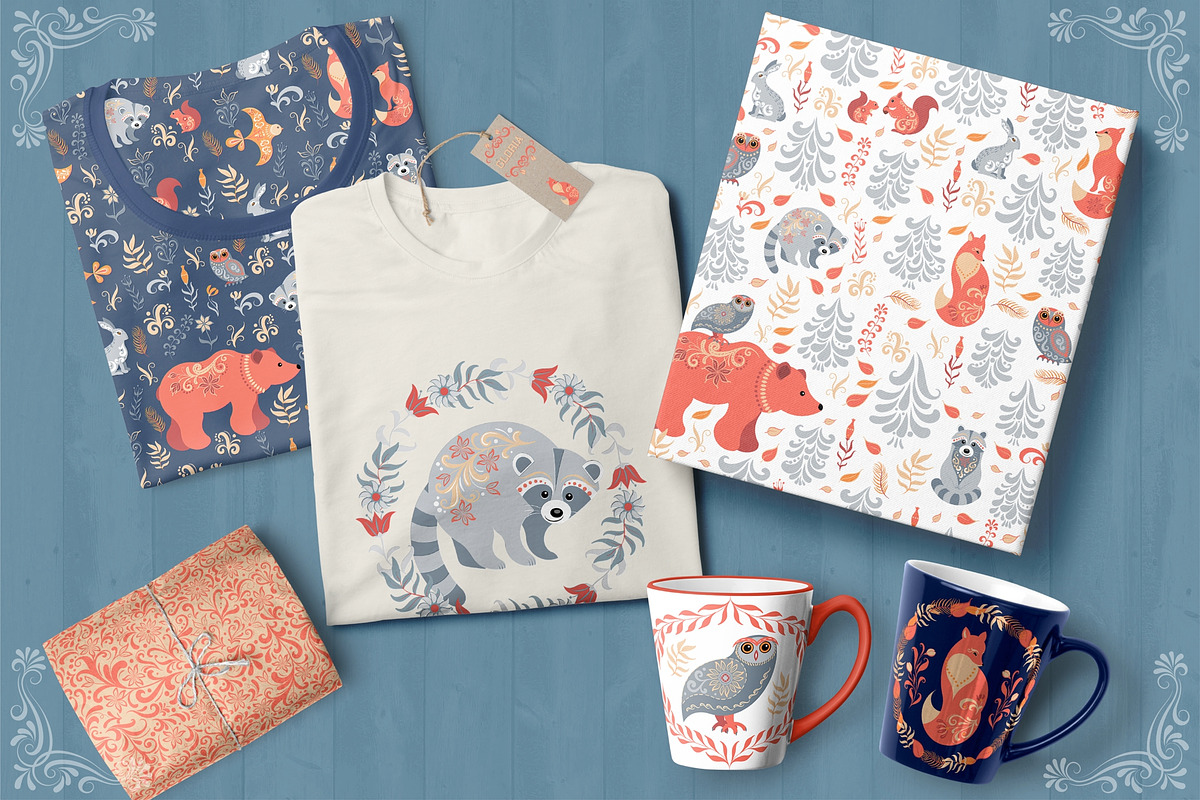 160 Hand Drawn Vector Elements, an Animal Illustration by Irina Skaska (Photo 8 of 13)