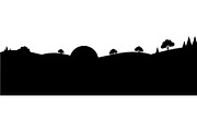 Minimal Landscape Silhouette, an Object Graphic by Designer_Momina (Thumbnail 18 of 19)