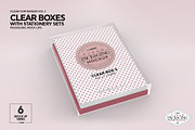 Clear Box Set Packaging Mockup, a Cups & Container Mockup by INCDesign (Thumbnail 17 of 21)