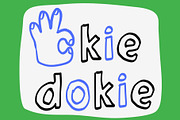 Okie Doki Handwritten Font, a Handwritten Font by Honey Island Studio (Thumbnail 7 of 7)