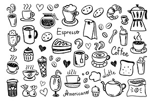 Coffee & Tea Doodles