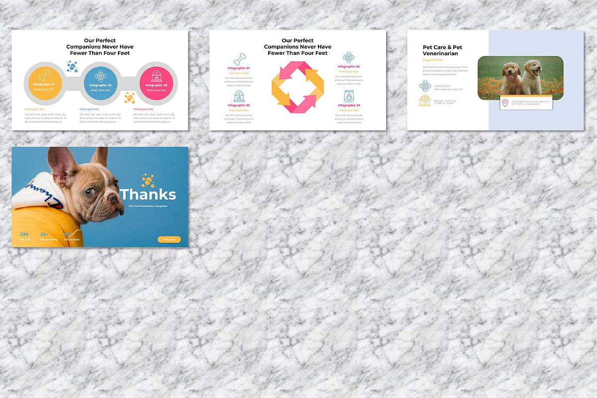 Poppy - Pet Care Keynote Templates, a Presentation Template by Dhabee (Photo 6 of 6)